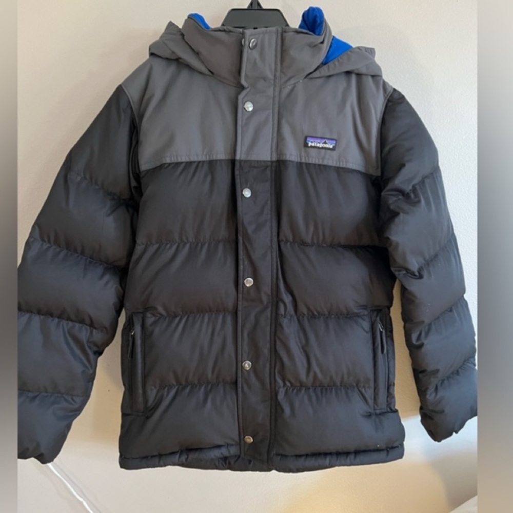 PATAGONIA BOYS WINTER “GOOSE” DOWN JACKWT SIZE L (12) MINT